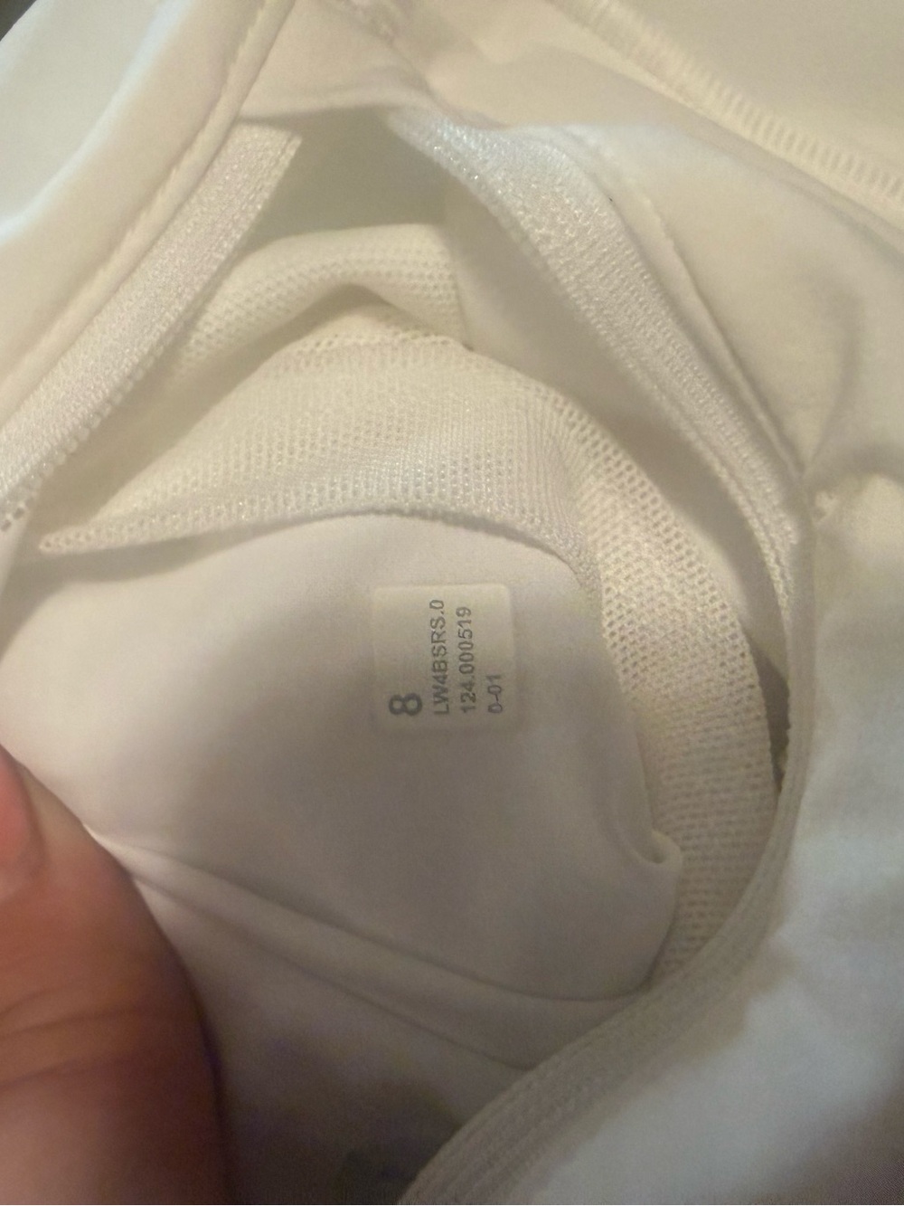 🔥lululemon White Mist packable Hooded Lightweight windbreaker! LIKE NEW! Size 8 - Picture 11 of 11